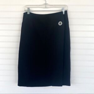 Black wrap skirt Size 8